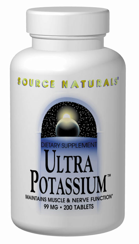 Source Naturals Ultra Potassium 99 mg 200 Tablet 200 Tablet