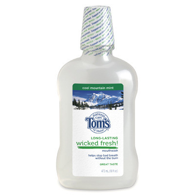 Tom S Of Maine Wicked Fresh Cool Mountain Mint Natural Mouthwash Tom S Of Maine Wicked Fresh Cool Mountain Mint Natural Mouthwash