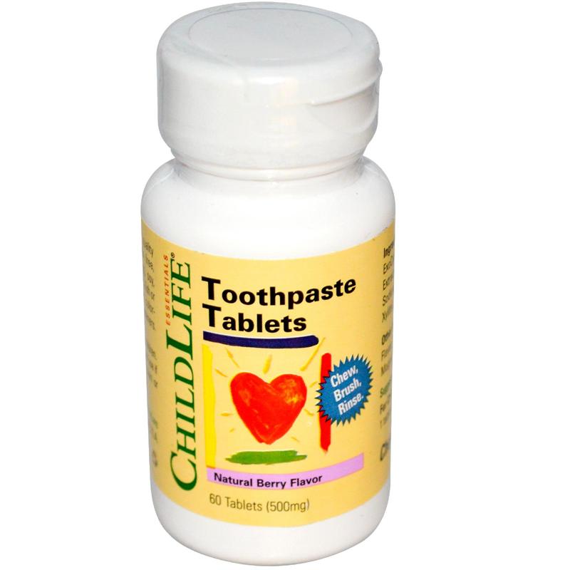 Childlife Toothpaste Tablets Natural Berry 60 Tablet
