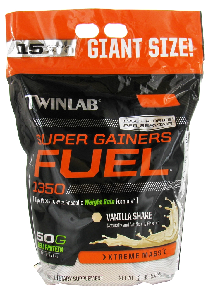 SEARCH AND BUY THIS PRODUCT Twinlab Super Gainer's Fuel 1350 Vanilla 12 Lb