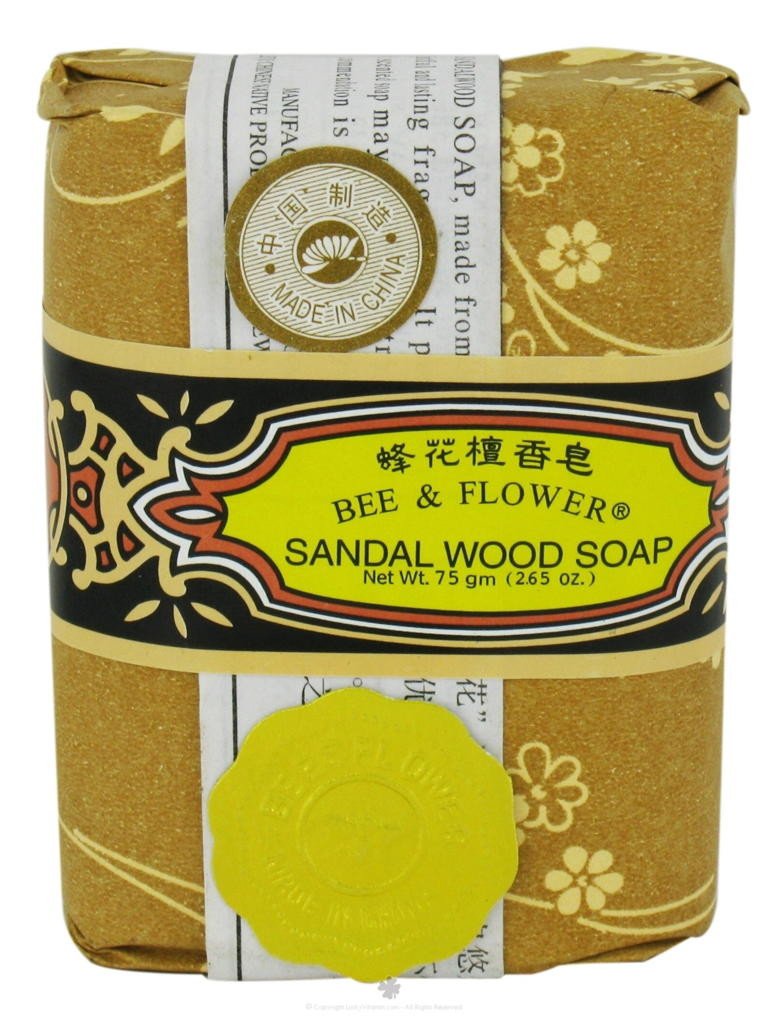 Bee & Flower Soap Bar Soap Sandalwood 2.65 Oz